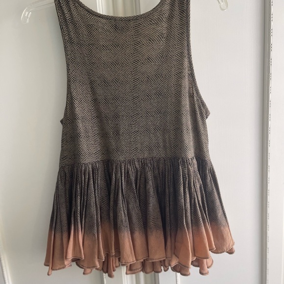 Anthropologie Peplum Top with Sequin Front - Picture 2 of 4